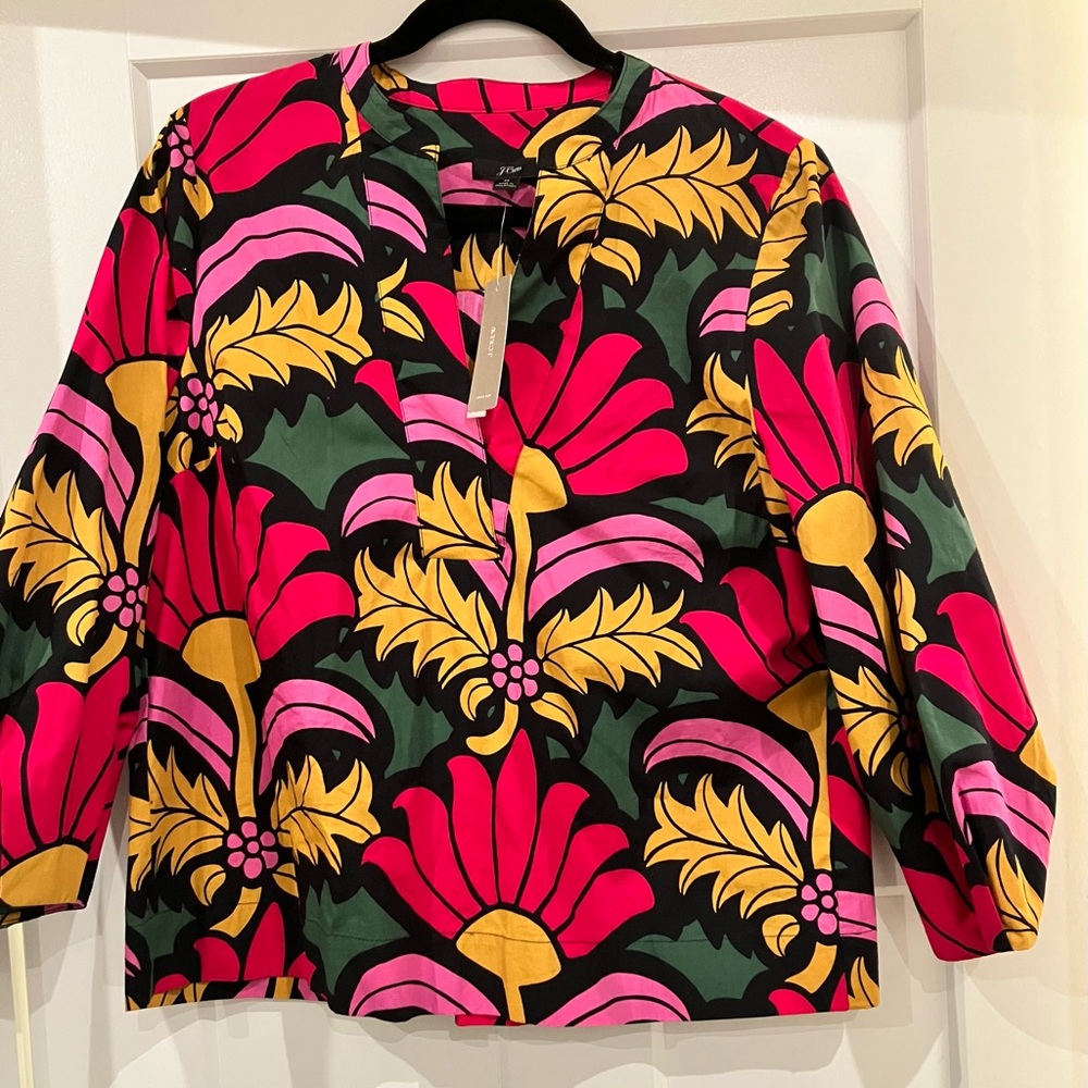 J. Crew Grandi Fiori Top